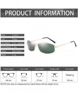 Aviator Sunglasses for Men Polarized Driving sunglasses Fashion Vintage Wayfarer Sun Glasses - C3 - CM18E7CKE24 $20.24