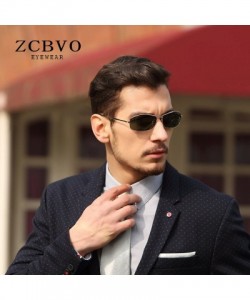 Aviator Sunglasses for Men Polarized Driving sunglasses Fashion Vintage Wayfarer Sun Glasses - C3 - CM18E7CKE24 $20.24