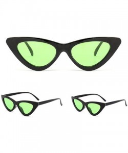 Oversized Clearance Women Fashion Cat Eye Shades Sunglasses Integrated UV Candy Colored Glasses - E - CP18RZLK5GO $7.37
