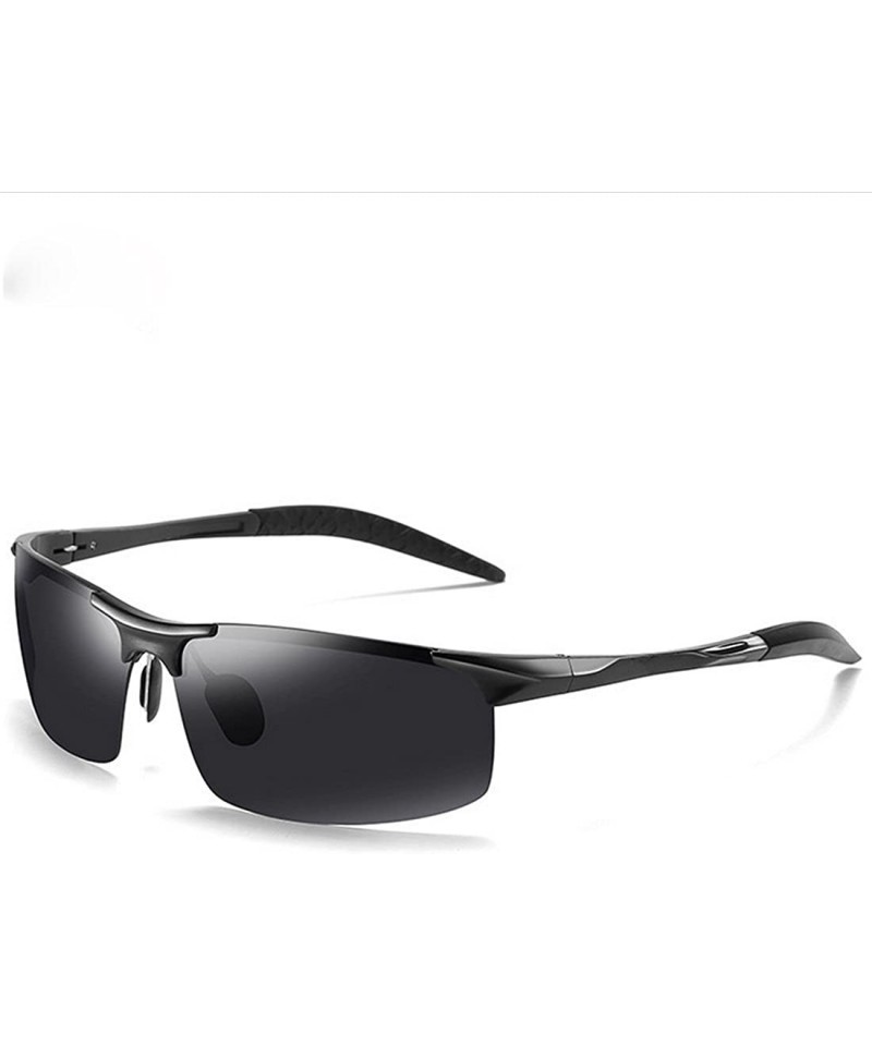 Aviator Premium Driving Polarized Sunglasses for Men Al-Mg Metal Frame Cycling Golf - CH18GM6WIDH $27.91