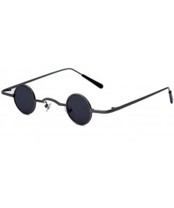 Sport Small Circle Multicolor Hip Hop Style Sunglasses Personalized Glasses Decorative Mirror - 2 - CS190R4HDC3 $29.48