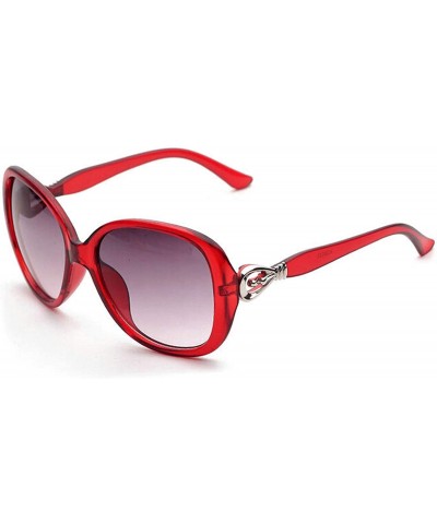 Sport Classic Retro Designer Style Sunglasses for Women Plate Resin UV 400 Protection Sunglasses - Red - CG18T2W6E5A $28.04