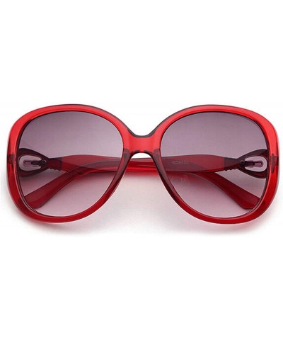 Sport Classic Retro Designer Style Sunglasses for Women Plate Resin UV 400 Protection Sunglasses - Red - CG18T2W6E5A $16.07