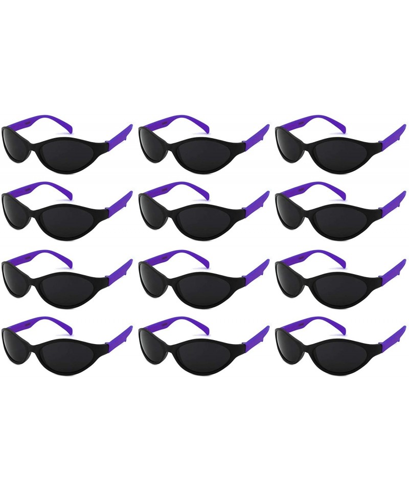 Oval I Wear Sunglasses Favors certified Lead Content - Kid-purple - CG18EG726OI $21.23