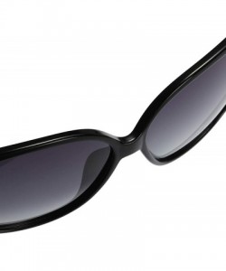Semi-rimless Women's Fashion Vintage Polarized TAC Sunglasses Round Frame 100% UV protection - C - CC198O4REOC $19.62