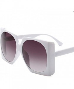 Oversized Oversized Big Frame Vintage Women Luxury Fashion Trendy Popular Sun Glasses UV400 Square Sunglasses - 1 - CW18QZ8OR...