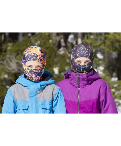 Goggle Kids Balaclava Hood - Polka Dots - CR11UVYJAAL $29.23