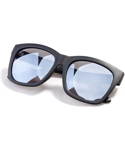 Square Linno Polarized Square Sunglasses Women Vintage Sunglasses 100% UV protection - Silver - CJ18KIA4NLG $11.45