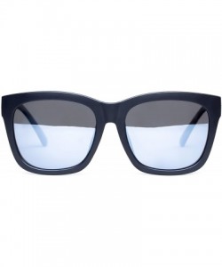 Square Linno Polarized Square Sunglasses Women Vintage Sunglasses 100% UV protection - Silver - CJ18KIA4NLG $11.45