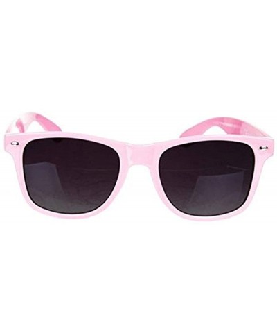 Aviator Wayfarer Aviator Style Sunglasses Retro Fashion Shades UV400 - Light Pink - CX12I2VO8BR $10.64
