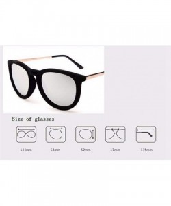 Round sunglasses for women Retro Round Sunglasses Men Oval Frame Sun Glasses - 4 - CH18WWMIM2D $22.29