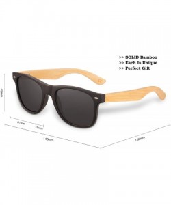 Aviator Engraved Custom Polarized Wood Sunglasses For Men - Wooden Frame - Genuine Polarized UV400 Lenses - For Boyfriend - C...