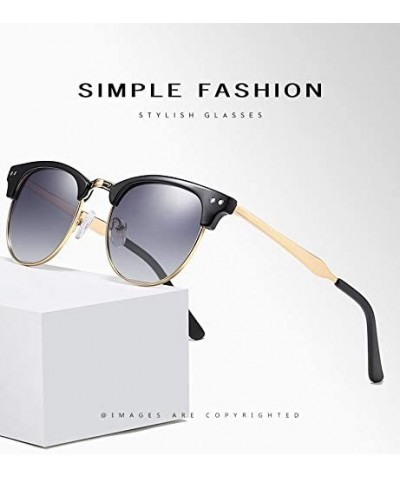 Square Polarized Sunglasses Lighter Design Square Frame 100% UV400 Protection Vintage Driving Men Women Classic Retro - CQ198...