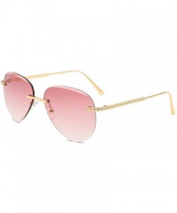 Aviator Polarized Sunglasses for Women UV Protection Mirrored Sunshade Aviator Sun Glasses - Purple 1 - CF18SIAMX8D $7.88