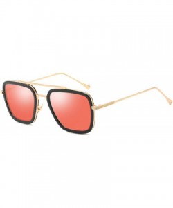 Round Sunglasses Glasses Rectangle Vintage Sun Retro Steampunk Eyewear - Tn2 - CZ197Y7RUO9 $13.45