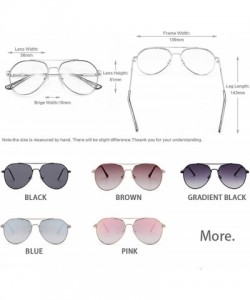 Sport Design Pilot Sunglasses Women Men Driving Alloy Frame UV400 Mirror Sun Glasses's Fashion - Pink - CO197A2RHM6 $32.61