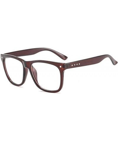 Wayfarer Unisex(Womens Mens) Fashion Frame retro Classic Eyewear Clear Lens Glasses - Color 3 - C118M2HRZN8 $12.52