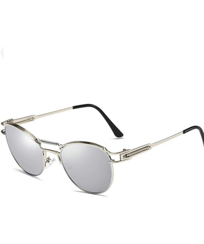 Sport Classic style Spring Legs Sunglasses for Men and Women Metal PC UV400 Sunglasses - Silver - CL18T2WUIOG $22.57