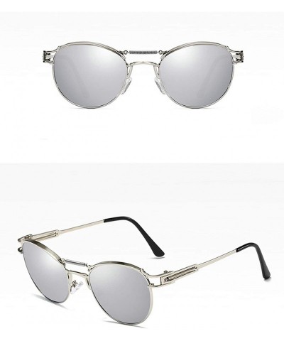 Sport Classic style Spring Legs Sunglasses for Men and Women Metal PC UV400 Sunglasses - Silver - CL18T2WUIOG $22.57