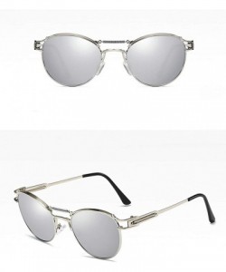 Sport Classic style Spring Legs Sunglasses for Men and Women Metal PC UV400 Sunglasses - Silver - CL18T2WUIOG $22.57