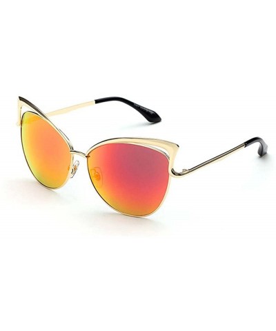 Square Classic Black Fashion Mod Chic High Pointed Arrow Cat-eye Sunglasses - CB11JZJVWZL $29.38