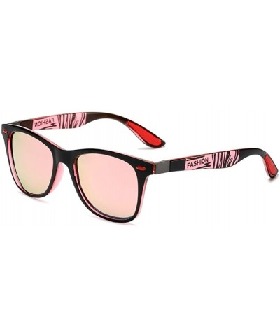 Goggle Classic Polarized Sunglasses Vintage - C7black Pink Pink - CF199L3R2T8 $24.44