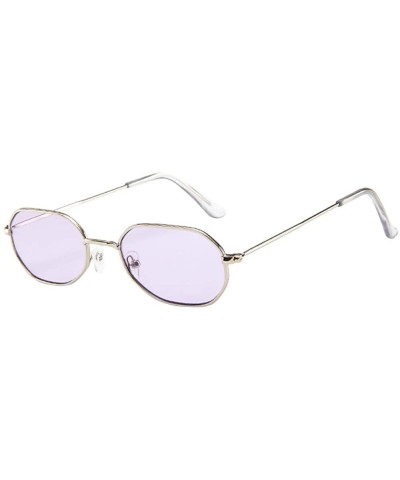 Square Retro Sunglasses-Women Men Vintage Retro Glasses Unisex Small Frame Sunglasses UV Eyewear Sunglasses - K - CZ18QAE9Y29...