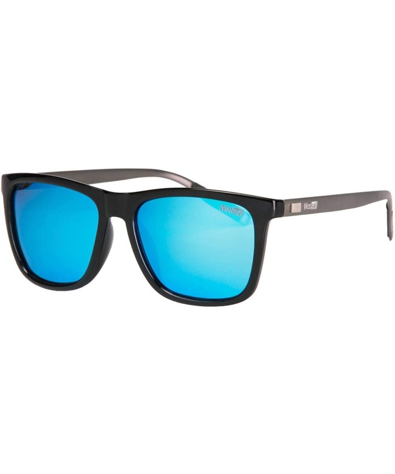 Wayfarer Unisex Polarized UV400 Sunglasses - CS18D68NOX0 $14.40