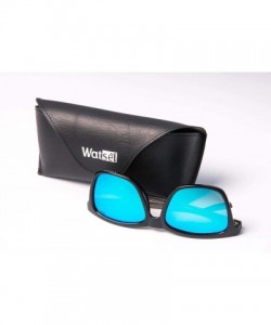 Wayfarer Unisex Polarized UV400 Sunglasses - CS18D68NOX0 $14.40