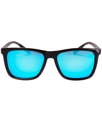 Wayfarer Unisex Polarized UV400 Sunglasses - CS18D68NOX0 $14.40