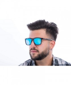 Wayfarer Unisex Polarized UV400 Sunglasses - CS18D68NOX0 $14.40