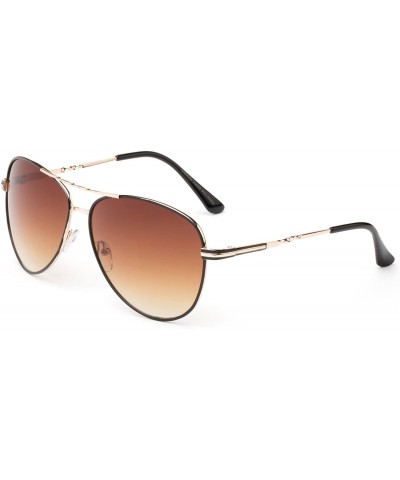 Aviator Miracano" - Modern Celebrity Design Geometric Fashion Sunglasses Aviator Style for Men and Women - C617YD70IXX $7.99