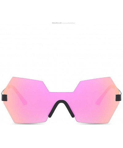 Goggle retro riding windproof sunglasses metal sunglasses - Black Box Purple Color Lens - C3185EDODED $56.07