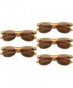 Round Classic Bifocal Sunglasses for Women 5 Pack - Sgs027 Brown-5pc - C418WIGIX6K $25.31