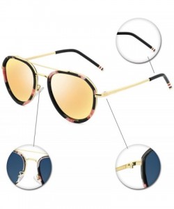 Cat Eye Stylish Polarized Sunglasses 100% UV Protection For Women - F-red+black - CO18GNY6CC2 $9.10