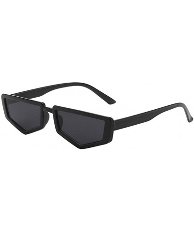 Semi-rimless Sunglasses Fashion Irregular Eyeglasses Personality - A - CY196IXOXUA $10.09
