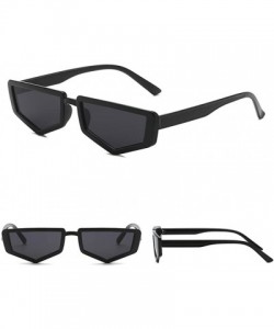 Semi-rimless Sunglasses Fashion Irregular Eyeglasses Personality - A - CY196IXOXUA $10.09