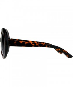 Oversized Vintage Fashion Sunglasses Womens Oversized Round 60's Shades UV 400 - Tortoise - CZ18C7TS9MQ $10.05