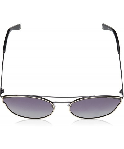 Oval Women's Pld4057/S Oval Sunglasses - Gold - C8185AX7T3W $58.79