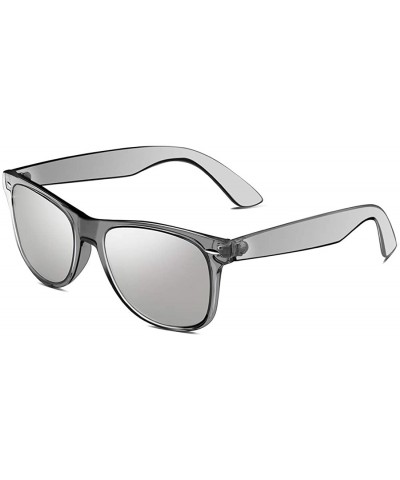 Round Polarized Sunglasses for Men Retro - Polarized Retro Sunglasses for Men FD2149 - 2.5-transparent-silver - CZ18A73NKKN $...