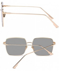 Sport Vintage Sunglasses Over Glasses Mirror Unisex Casual for Men Women & Case - Gold&pink - CR1808N3ALD $12.66