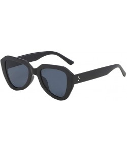 Sport Sunglasses for Men Women Aviator Polarized Metal Mirror UV 400 Lens Protection - Black - CV18UITA0HR $11.75