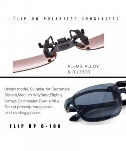 Square Sunglasses Polarized Frameless Rectangle Prescription - Night - CE18TA8UW38 $11.09