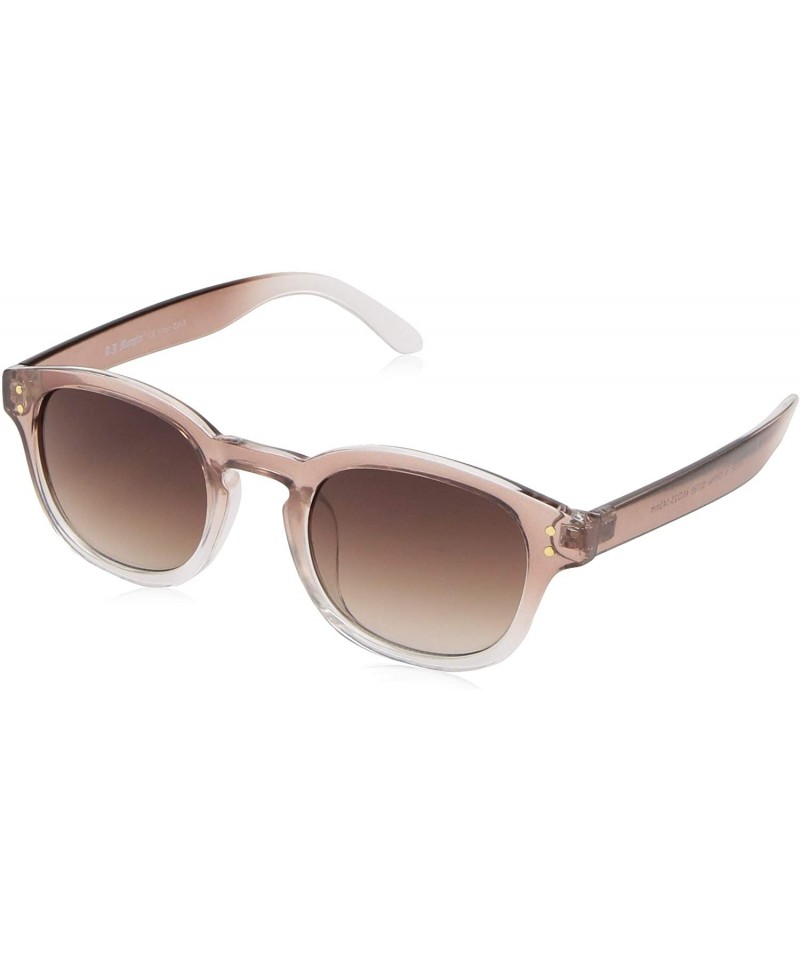 Round Moe Round Sunglasses - Champagne Brown - CB18NCLNX3R $14.34