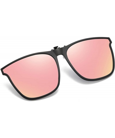 Sport Clip On Sunglasses Polarized Unisex Large Lightweight For Prescription Glasses - CZ198UIOIYS $26.23