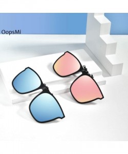 Sport Clip On Sunglasses Polarized Unisex Large Lightweight For Prescription Glasses - CZ198UIOIYS $12.82