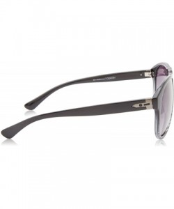 Round Women's Round Sunglasses - Black Smoke Fade - CD11CJRFYB9 $12.78