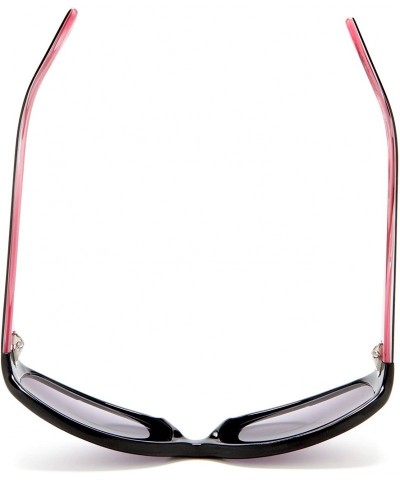 Sport Women's A378S Rectangular Reading Sunglasses - One Size - Black/Pink Frame/Gradient Brown Lens - C3113ES3ANF $34.34