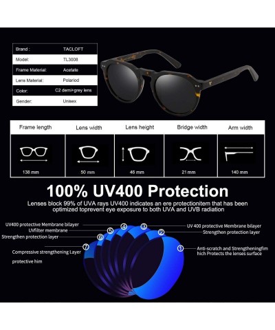 Rectangular Polygon Acetate Sunglasses polarized women black sunglasses Vintage Sun Glasses HD UV Protection - CX18WMEXRM5 $1...