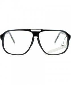 Oversized Mens Retro Robotic Nerdy Geek Sport Keyhole Oversize Optical Eye Glasses - Black - C411SLP0P03 $12.65